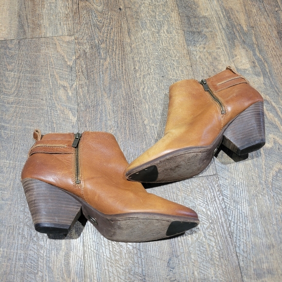 Frye Brown Leather Ankle Boots - Picture 8 of 16
